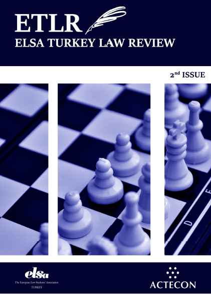 ETLR ELSA TURKEY LAW REVIEW 2nd ISSUE